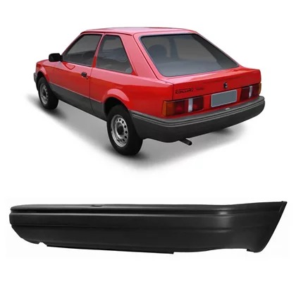 PARACHOQUE TRASEIRO ESCORT 1987 A 1992 PRETO TEXTURIZADO DTS 2532 - Buiar Auto Pe�as - Com�rcio de Pe�as em Arauc�ria