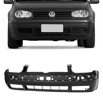 PARACHOQUE DIANTEIRO GOLF 1999 A 2007 PRETO LISO  SEM ESPOILER DTS 6120 - Buiar Auto Pe�as - Com�rcio de Pe�as em Arauc�ria
