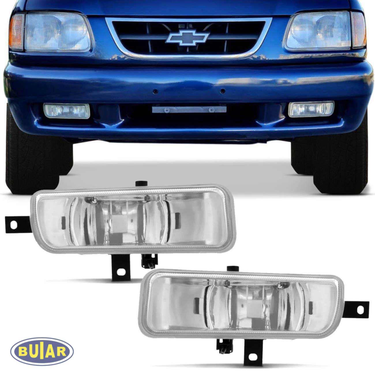 Farol de Milha para S10 Blazer 95 a 98 - Buiar Auto Pe�as - Com�rcio de Pe�as em Arauc�ria