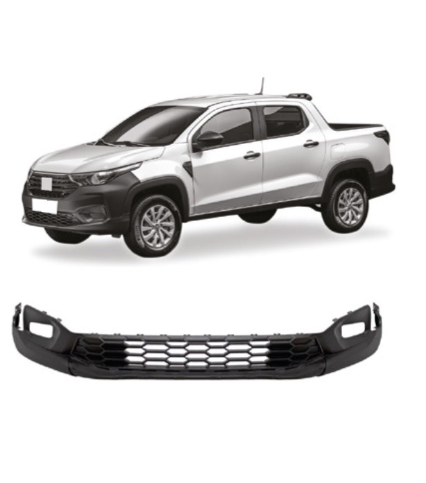 PARACHOQUE DIANTEIRO STRADA ENDURECE 2020  INFERIOR PRETO TEXTURIZADO DTS 3584 - Buiar Auto Pe�as - Com�rcio de Pe�as em Arauc�ria