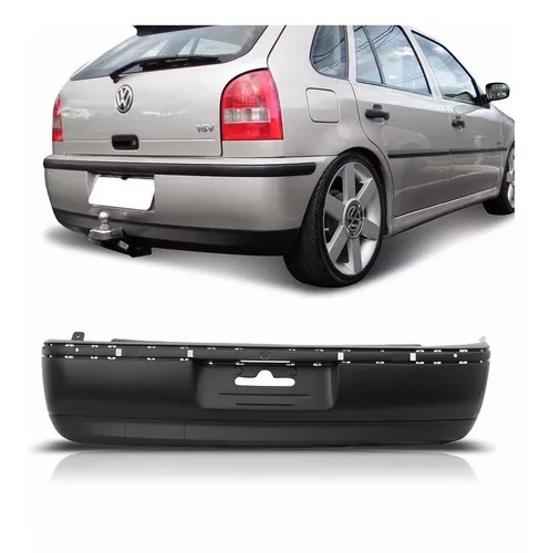 PARACHOQUE TRASEIRO GOL G3 1999 A 2005 PRETO LISO DTS 6410 - Buiar Auto Pe�as - Com�rcio de Pe�as em Arauc�ria