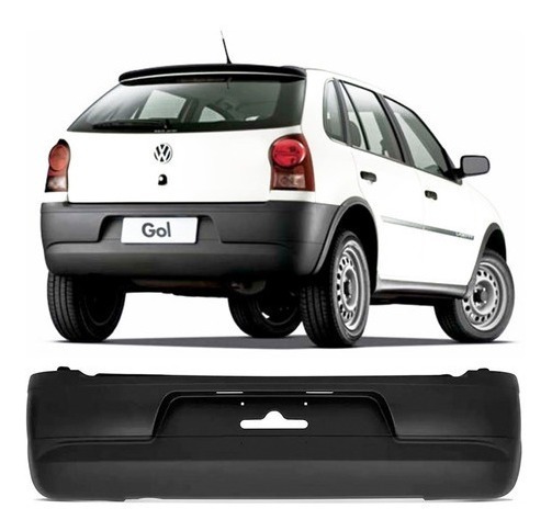 PARACHOQUE TRASEIRO GOL G4 2005 A 2010 PRETO TEXTURIZADO DTS 6457 - Buiar Auto Pe�as - Com�rcio de Pe�as em Arauc�ria