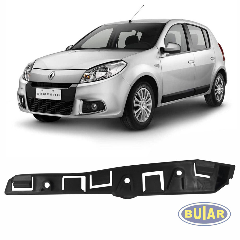 Suporte Guia Parachoque Dianteiro Sandero 2008 a 2014 - Buiar Auto Pe�as - Com�rcio de Pe�as em Arauc�ria