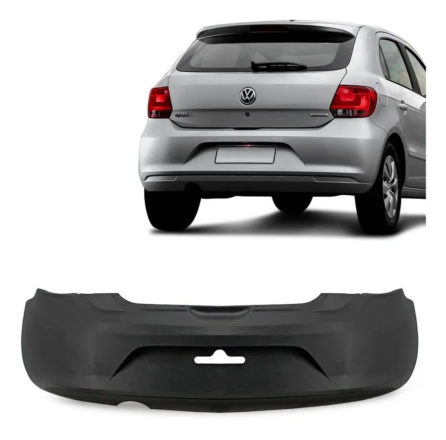 PARACHOQUE  TRASEIRO GOL G6 2013 A 2016 PRETO LISO DTS 6602 - Buiar Auto Pe�as - Com�rcio de Pe�as em Arauc�ria