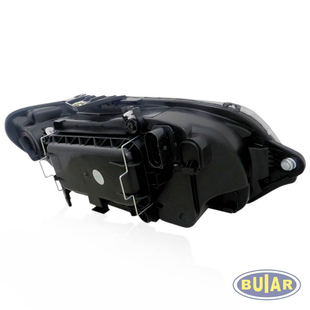 Farol Palio 2004 a 2015 G3 (Sapão) Cromo c/aros negros - Buiar Auto Pe�as - Com�rcio de Pe�as em Arauc�ria