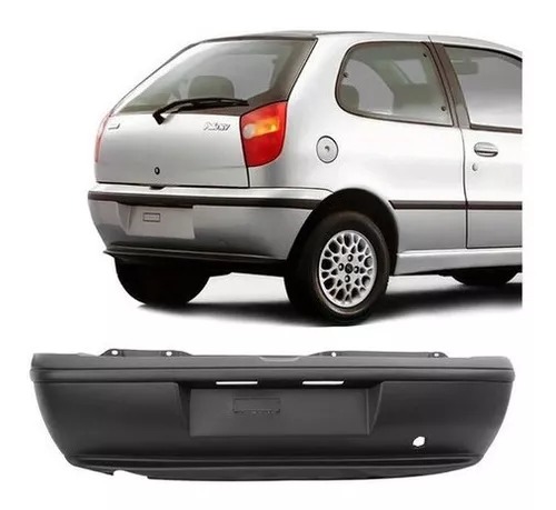 PARACHOQUE TRASEIRO PALIO 1996 A 2002 PRETO TEXTURIZADO DTS 3270 - Buiar Auto Pe�as - Com�rcio de Pe�as em Arauc�ria