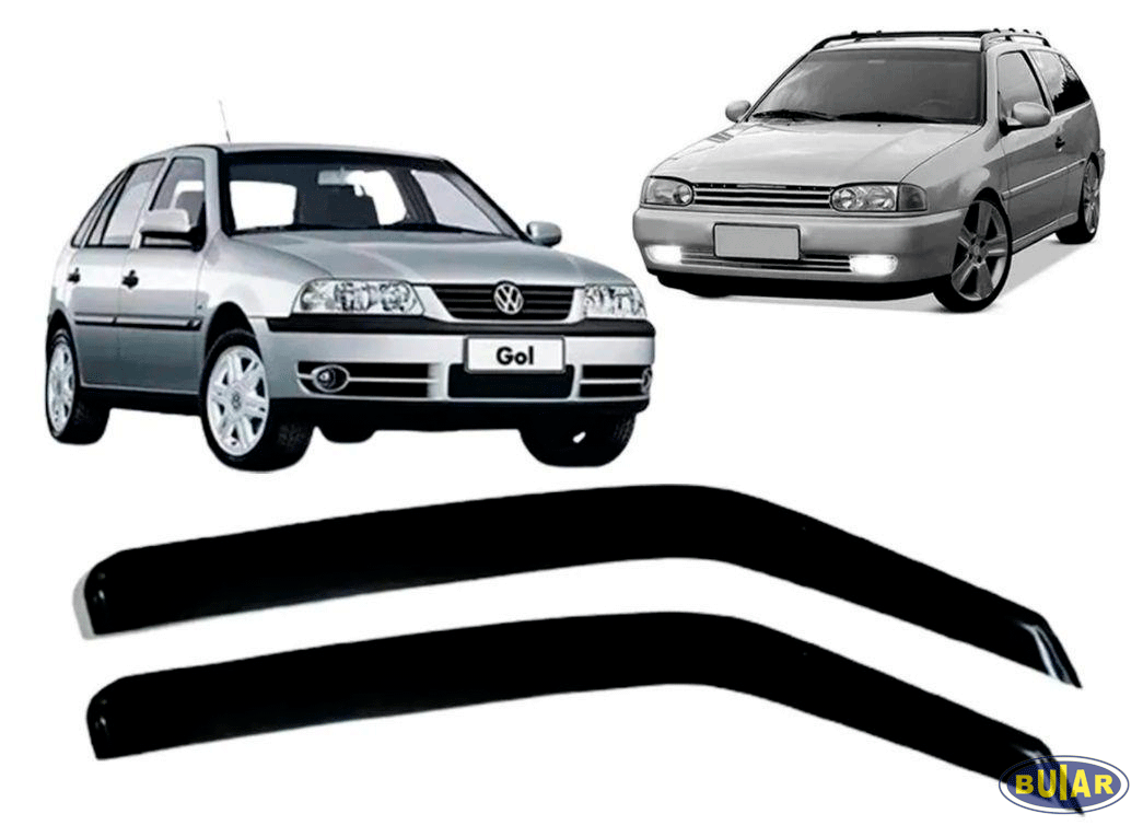 Calha de Chuva Gol Voyage Parati Saveiro Bola G3 G4 2 Portas - Buiar Auto Pe�as - Com�rcio de Pe�as em Arauc�ria