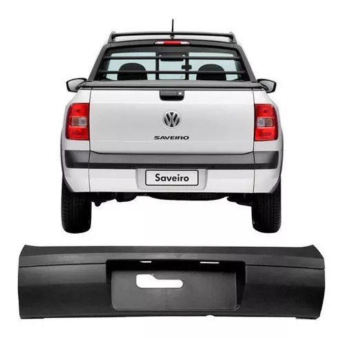 PARACHOQUE TRASEIRO SAVEIRO G5 2009 A 2013 PRETOI LISO PARCIAL DTS 6480 - Buiar Auto Pe�as - Com�rcio de Pe�as em Arauc�ria