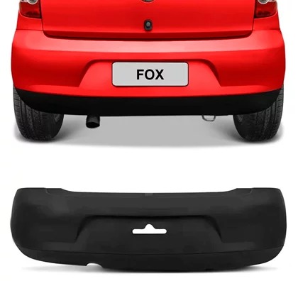 PARACHOQUE TRASEIRO FOX 2003 A 2010  PRETO LISO DTS 6439 - Buiar Auto Pe�as - Com�rcio de Pe�as em Arauc�ria