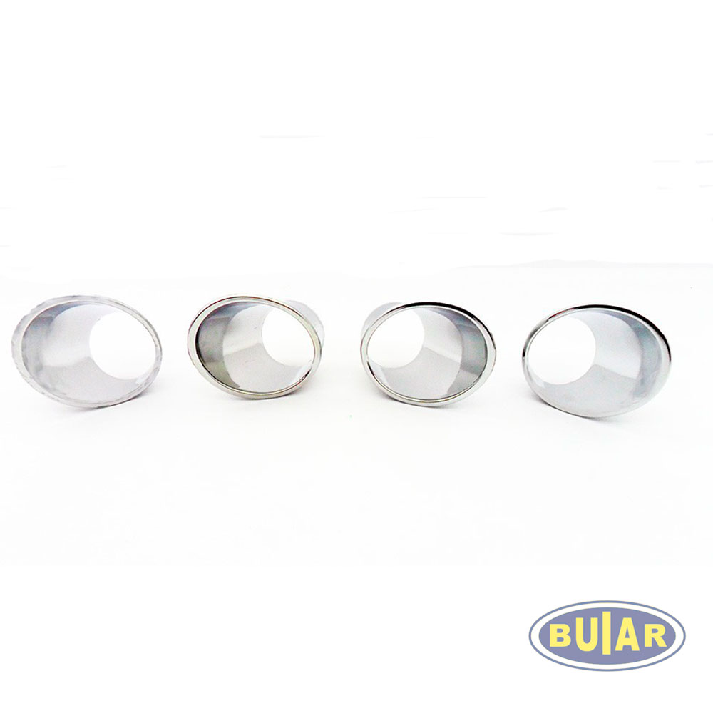 Moldura do farol de milha Palio e Strada Locker 2008 a 2013 Cromada - Buiar Auto Pe�as - Com�rcio de Pe�as em Arauc�ria