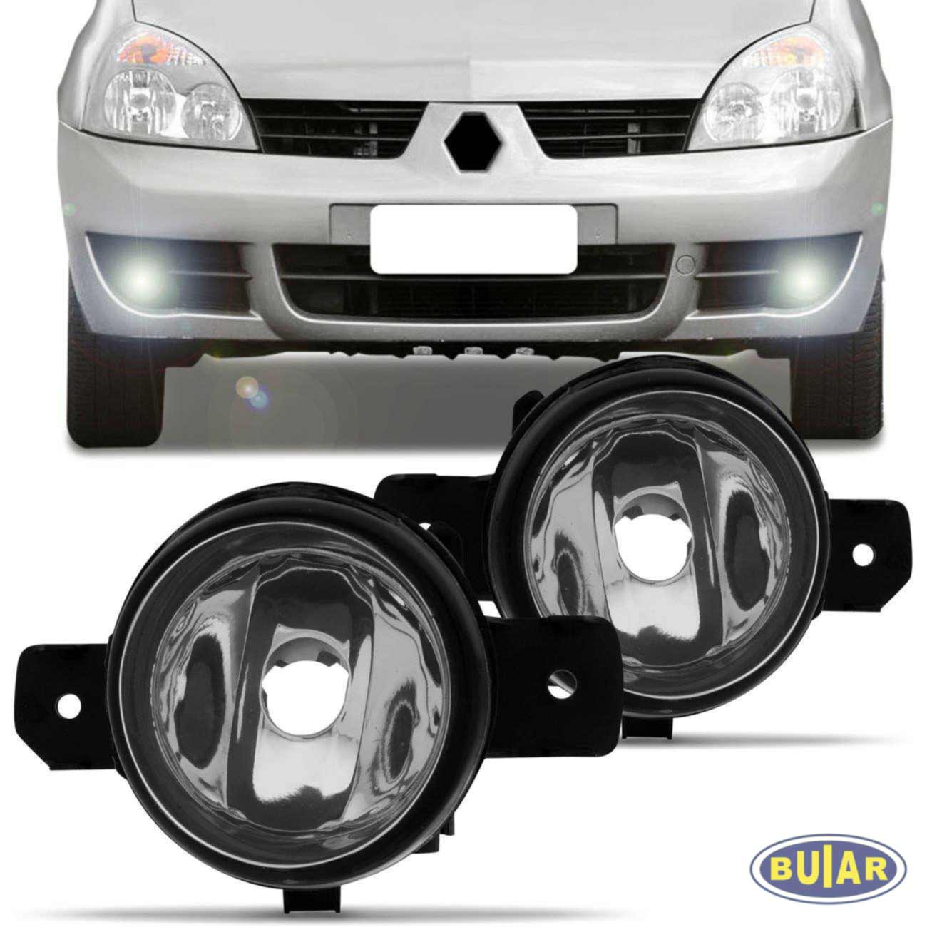 Farol Milha Clio 03 a 12 - Buiar Auto Pe�as - Com�rcio de Pe�as em Arauc�ria