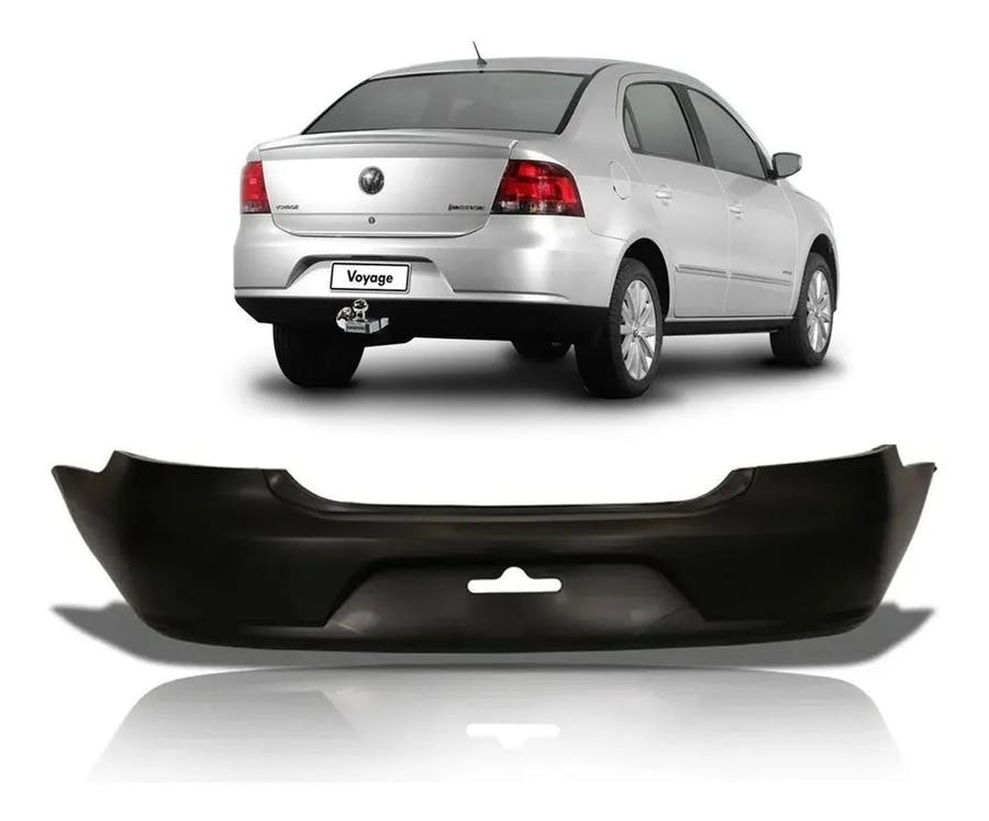 PARACHOQUE TRASEIRO VOYAGE 2009 A 2012 PRETO LISO DTS 6355 - Buiar Auto Pe�as - Com�rcio de Pe�as em Arauc�ria