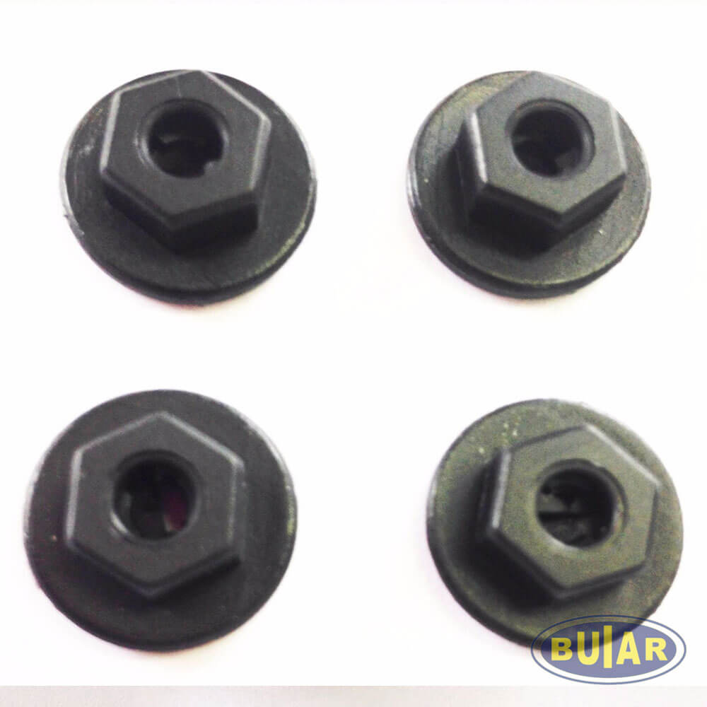 Porca da moldura do paralama corsa 95 a 2010 plastica - Buiar Auto Pe�as - Com�rcio de Pe�as em Arauc�ria