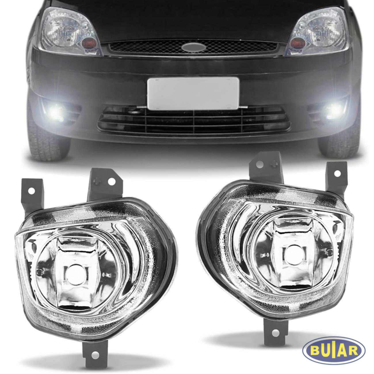 Farol De Milha Fiesta 2003 a 2007 - Buiar Auto Pe�as - Com�rcio de Pe�as em Arauc�ria