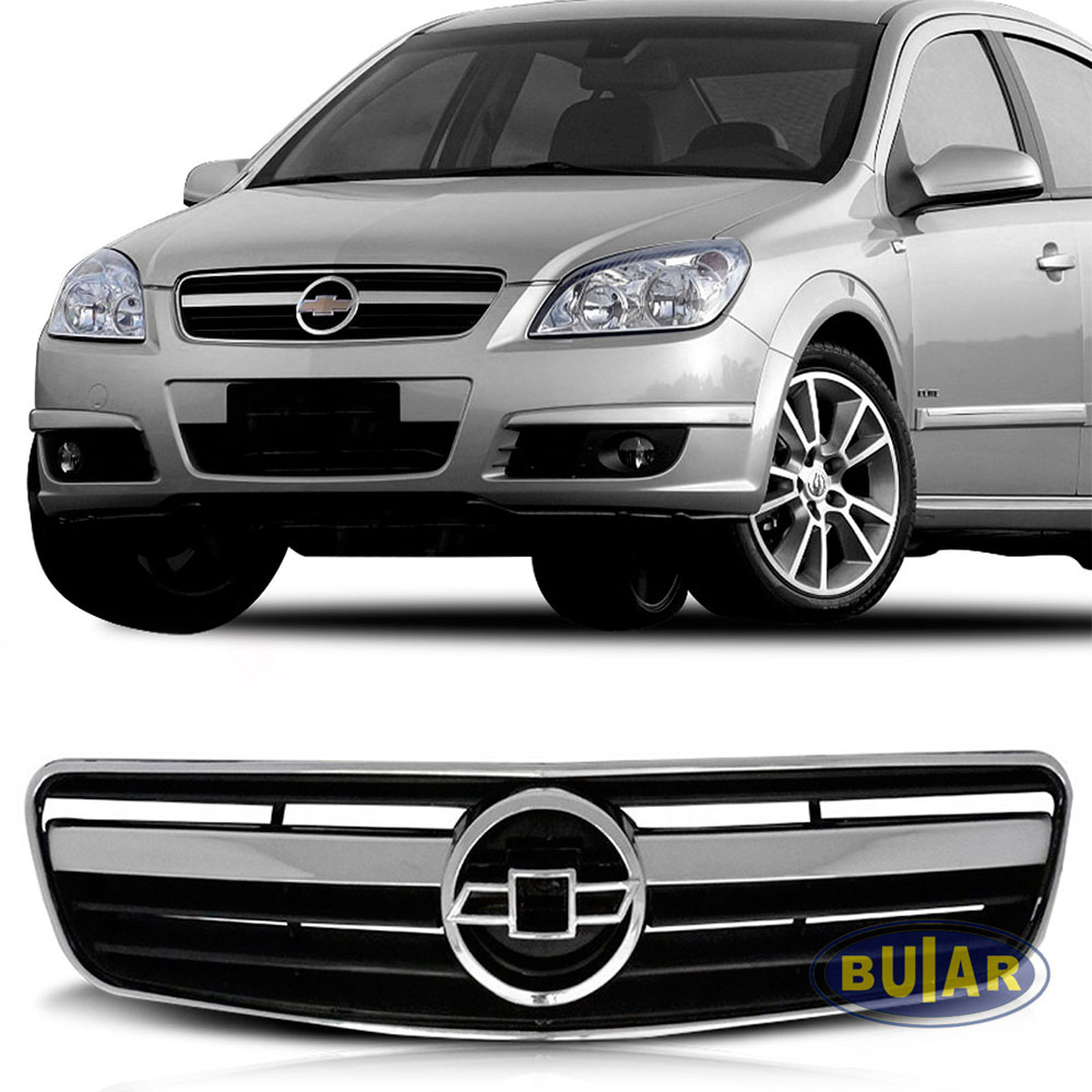 Grade dianteira Vectra 2006 a 2008 com frizo cromado - Buiar Auto Pe�as - Com�rcio de Pe�as em Arauc�ria
