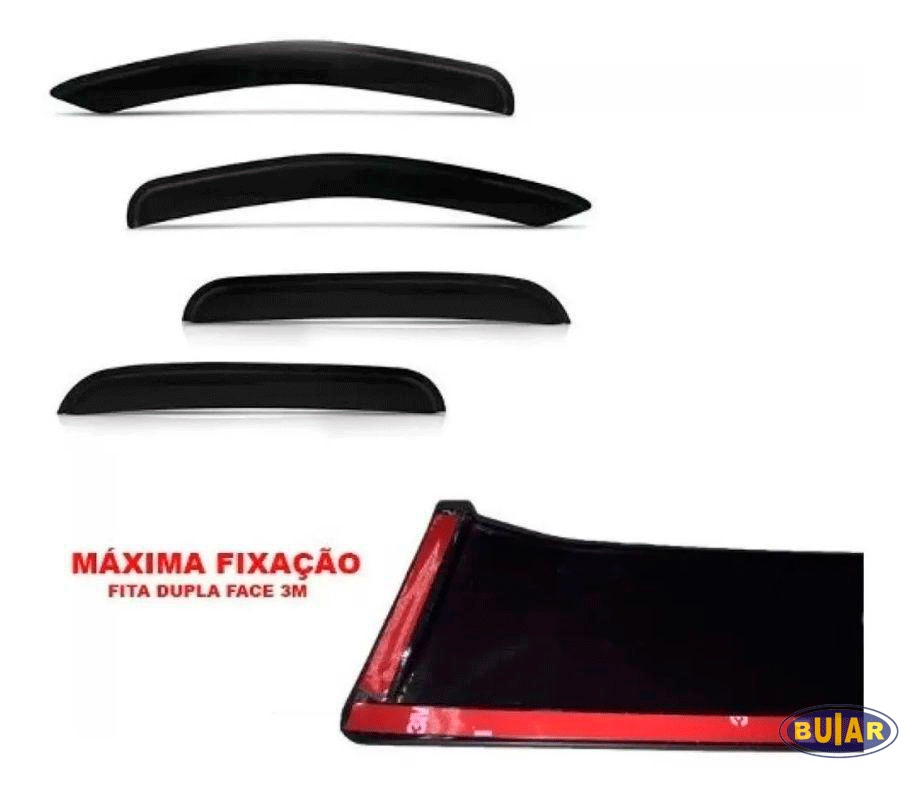 Calha de Chuva Gol Voyage Parati Saveiro Bola G3 G4 4 Portas - Buiar Auto Pe�as - Com�rcio de Pe�as em Arauc�ria