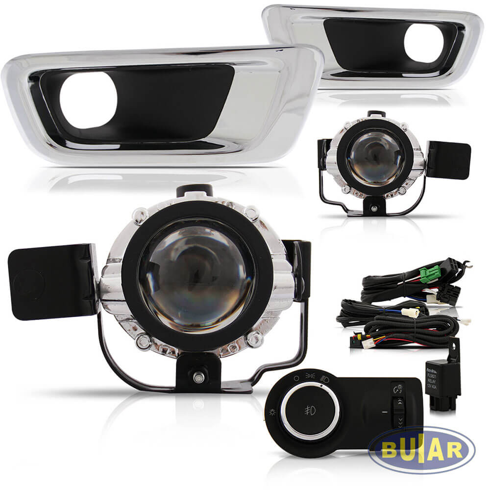 Farol de milha S10 2012 a 2016 (KIT) - Buiar Auto Pe�as - Com�rcio de Pe�as em Arauc�ria