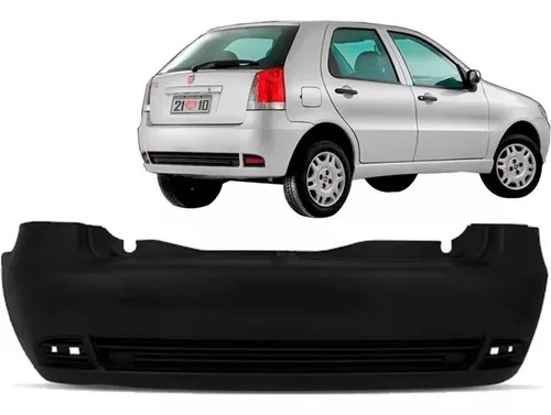 PARACHOQUE TRASEIRO PALIO 2004 A 2013 PRETO LISO DTS 3253 - Buiar Auto Pe�as - Com�rcio de Pe�as em Arauc�ria