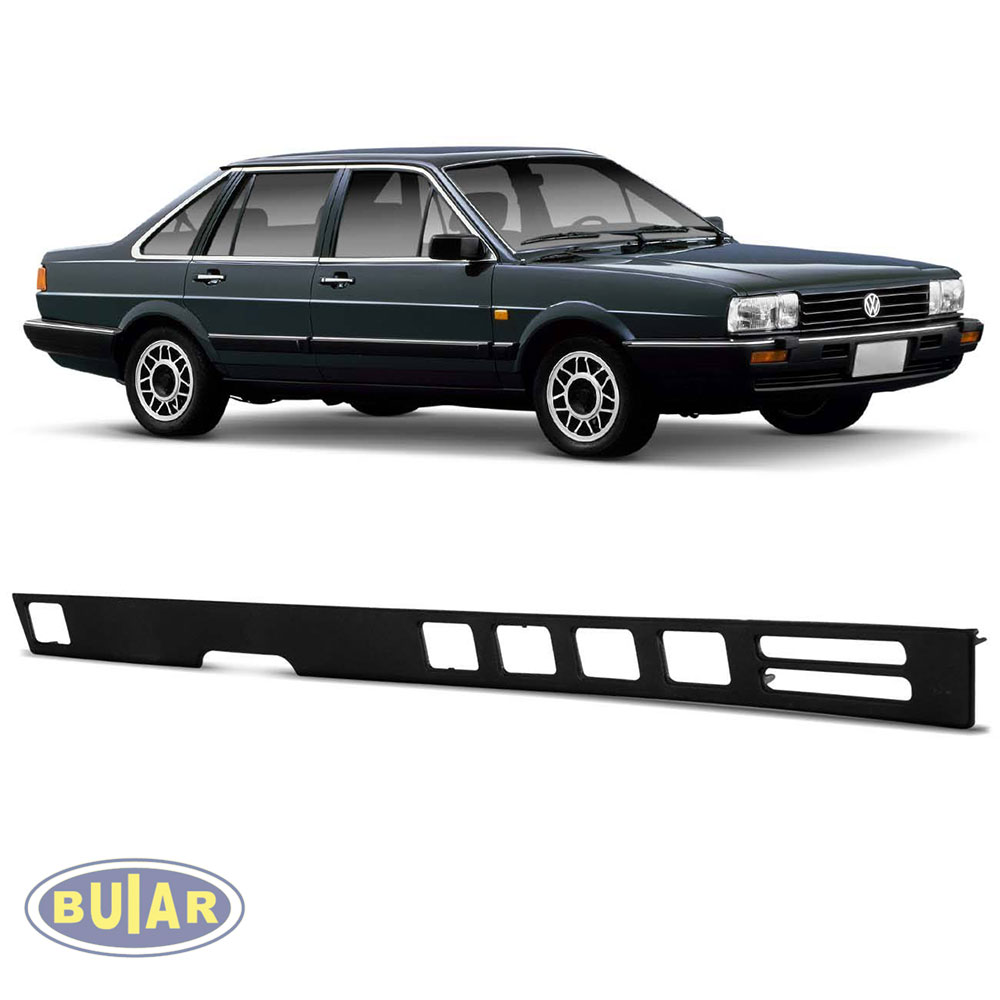 Moldura Régua Painel de Instrumentos Santana e Quantum 1985 a 1990 Preta - Buiar Auto Pe�as - Com�rcio de Pe�as em Arauc�ria