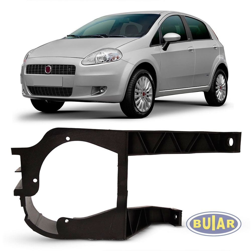 Suporte farol de milha Punto 2007 a 2013 - Buiar Auto Pe�as - Com�rcio de Pe�as em Arauc�ria