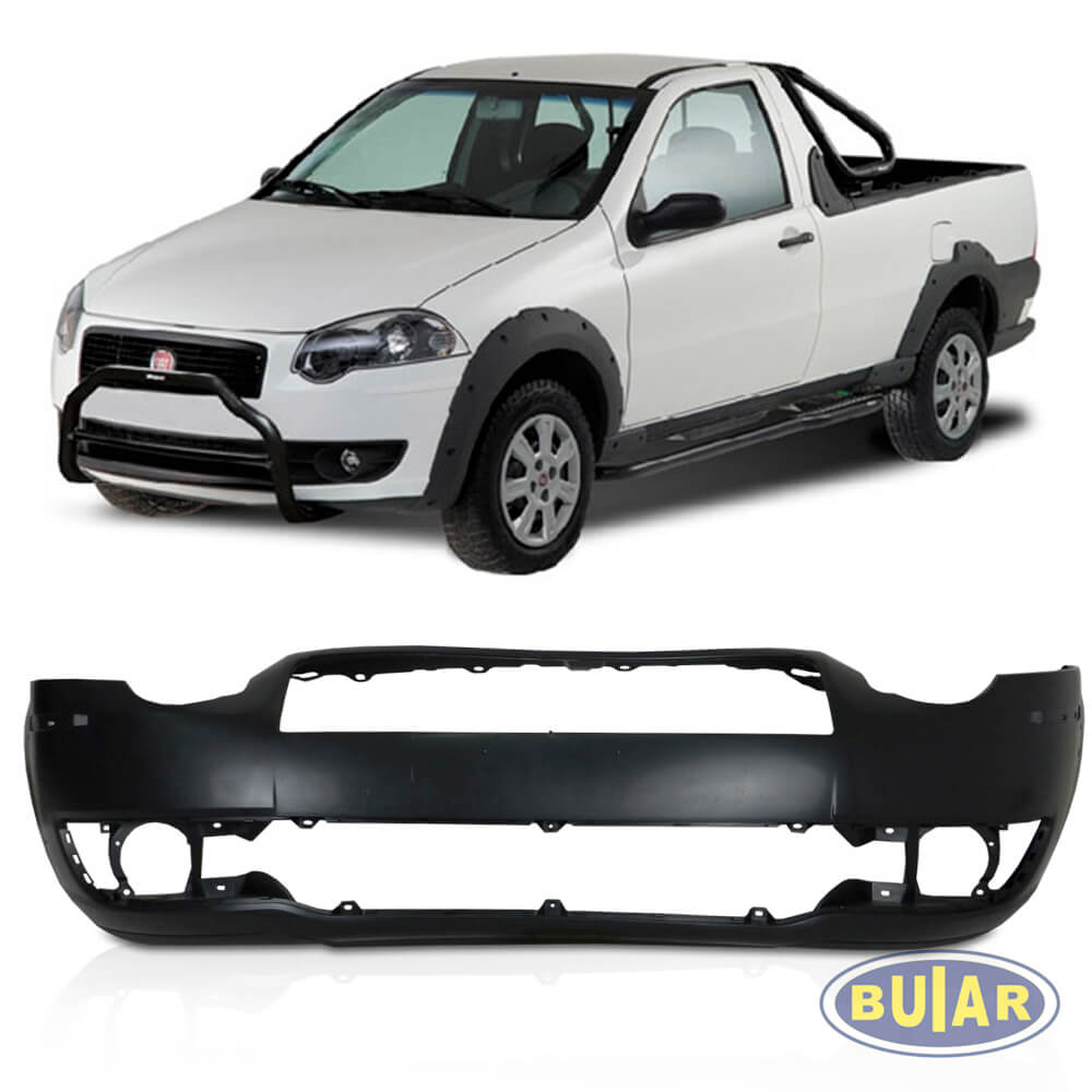 Parachoque Strada Trekking Palio weekend 2009 a 2012 dianteiro - Buiar Auto Pe�as - Com�rcio de Pe�as em Arauc�ria