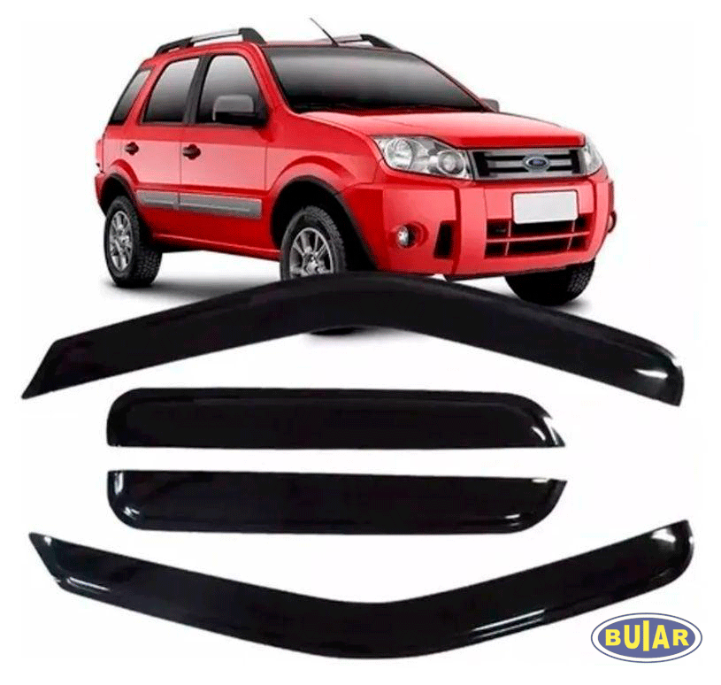 Calha De Chuva EcoSporte 2003 a 2012 4 Portas - Buiar Auto Pe�as - Com�rcio de Pe�as em Arauc�ria