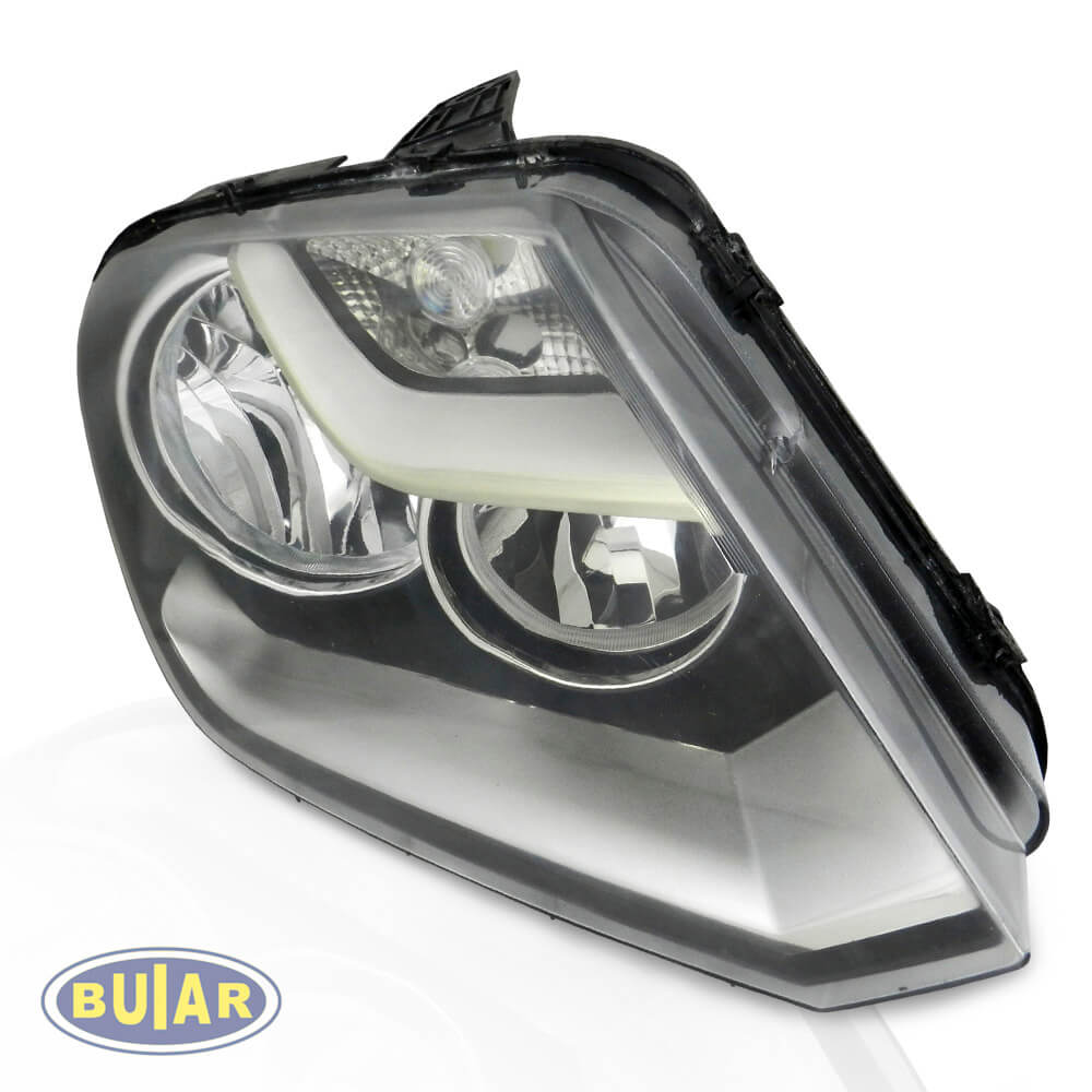 Farol Amarok 2010-2014 foco duplo - Buiar Auto Pe�as - Com�rcio de Pe�as em Arauc�ria