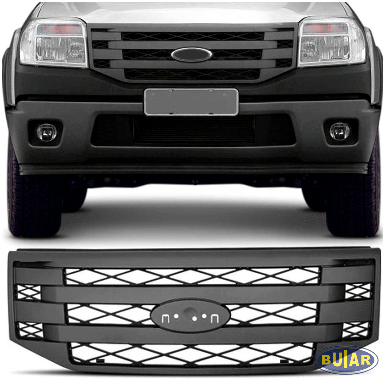 Grade Dianteira Ford Ranger 2010 a 2012 - Buiar Auto Pe�as - Com�rcio de Pe�as em Arauc�ria