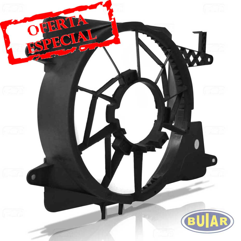 Suporte da ventoinha (Defletor) Gol G2, G3, G4 ano 95 a 2008 c/ar - Buiar Auto Pe�as - Com�rcio de Pe�as em Arauc�ria