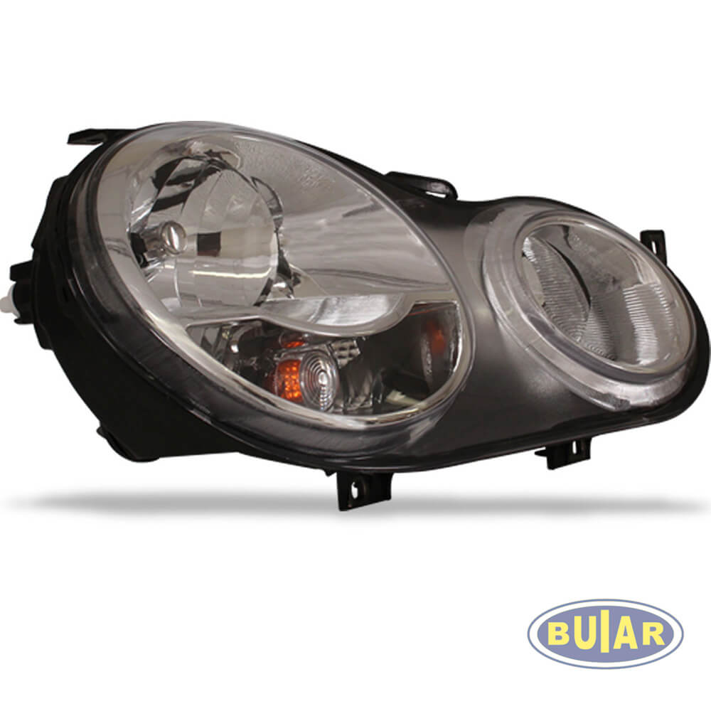 Farol Polo 2003 a 2006 cromado  - Buiar Auto Pe�as - Com�rcio de Pe�as em Arauc�ria