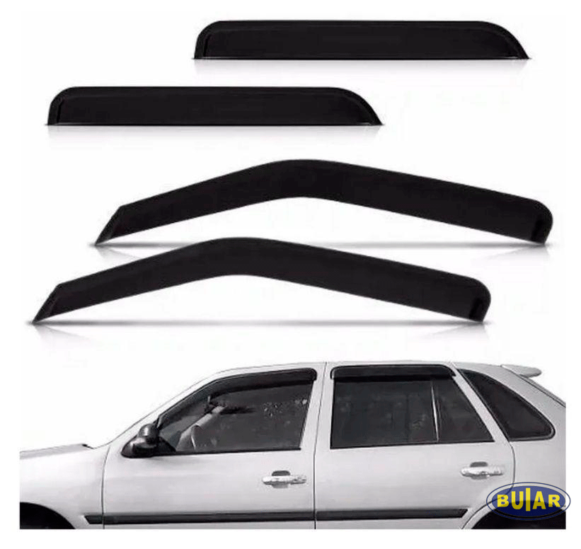 Calha de Chuva Gol Voyage Parati Saveiro Bola G3 G4 4 Portas - Buiar Auto Pe�as - Com�rcio de Pe�as em Arauc�ria
