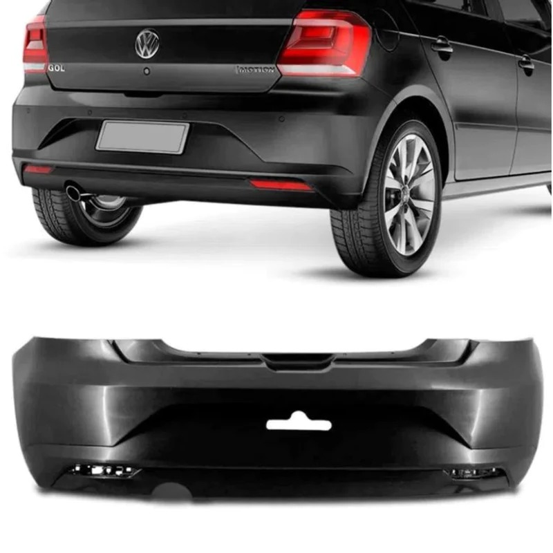 PARACHOQUE TRASEIRO GOL G7 2016 A 2018 PRETO LISO DTS 6609 - Buiar Auto Pe�as - Com�rcio de Pe�as em Arauc�ria