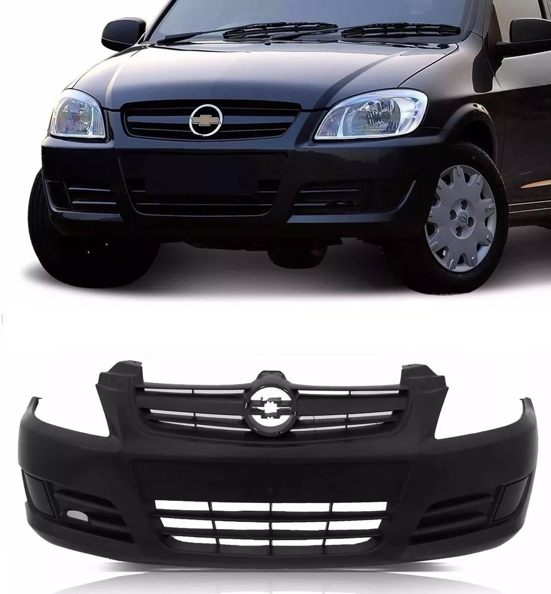 PARACHOQUE DIANTEIRO CELTA E PRISMA 2007 A 2011 LISO DTS 1739 - Buiar Auto Pe�as - Com�rcio de Pe�as em Arauc�ria