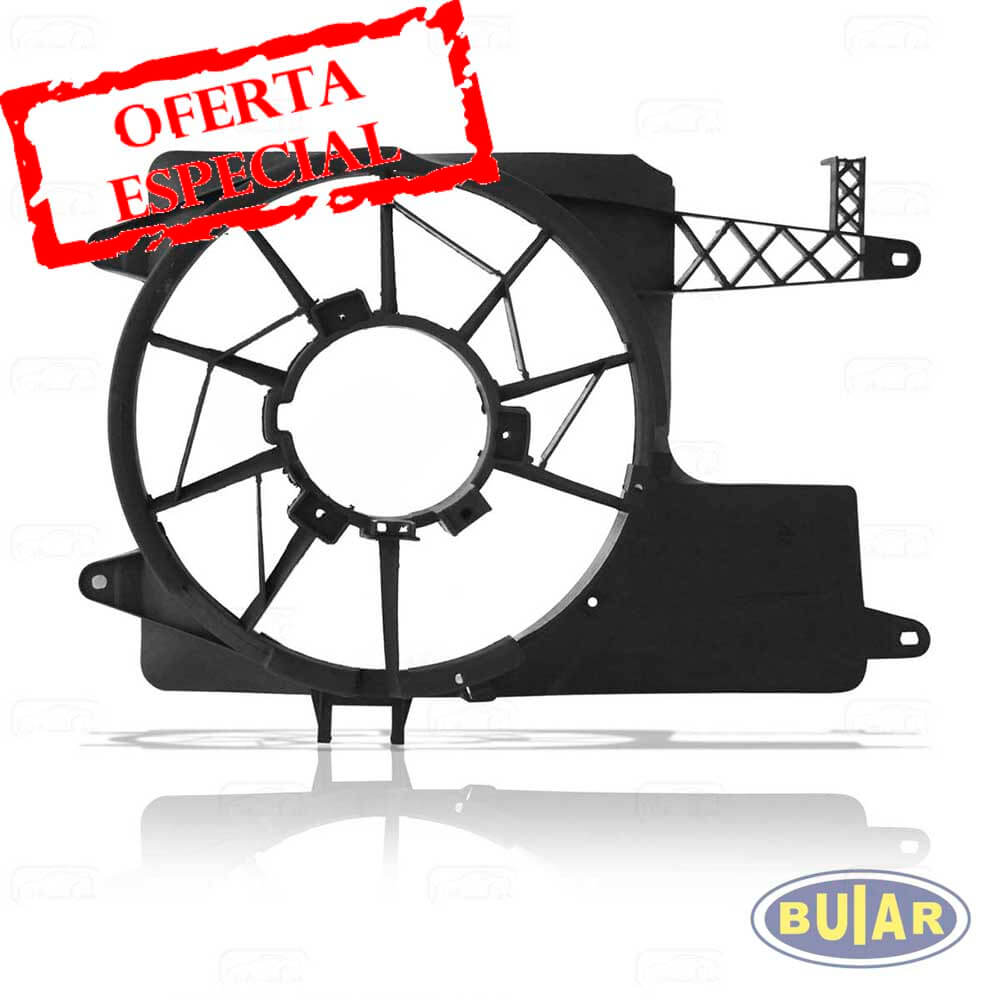 Suporte da ventoinha (Defletor) Gol G2, G3, G4 ano 95 a 2008 c/ar - Buiar Auto Pe�as - Com�rcio de Pe�as em Arauc�ria