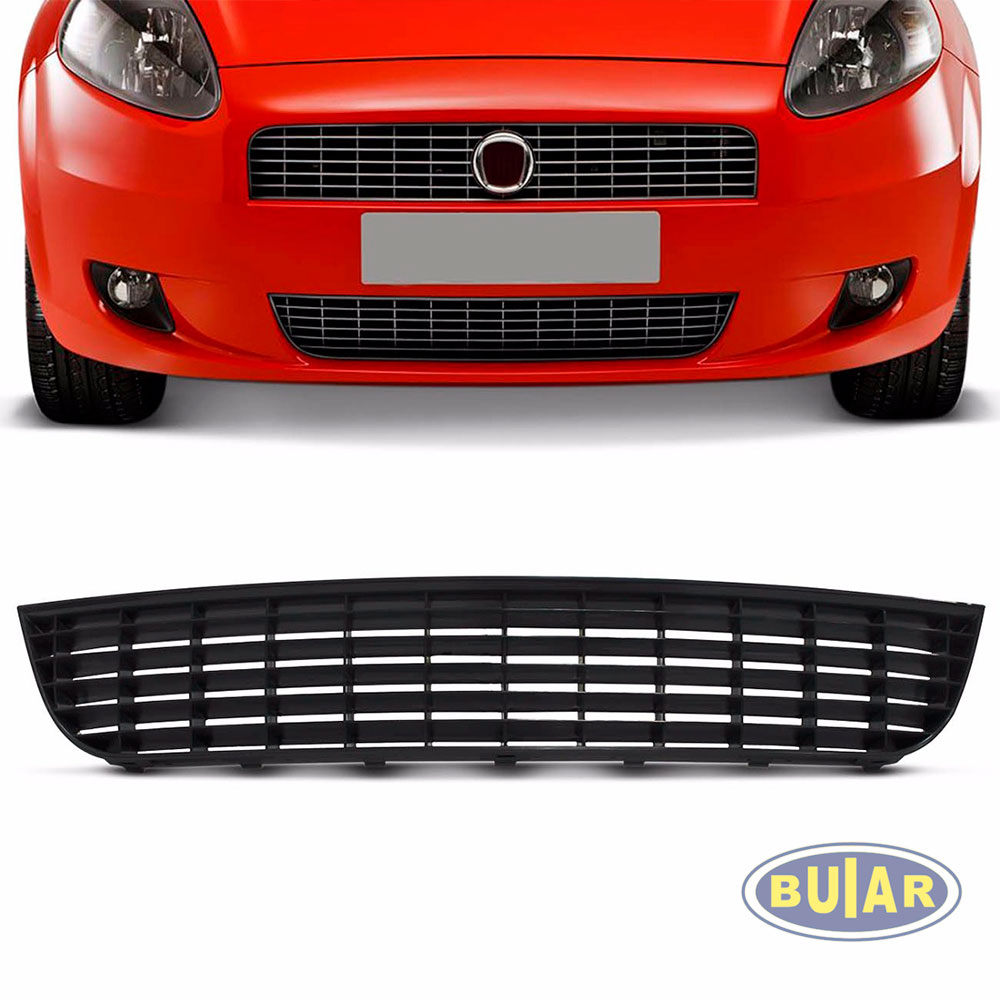 Grade do parachoque dianteiro punto 2007 a 2012 - Buiar Auto Pe�as - Com�rcio de Pe�as em Arauc�ria