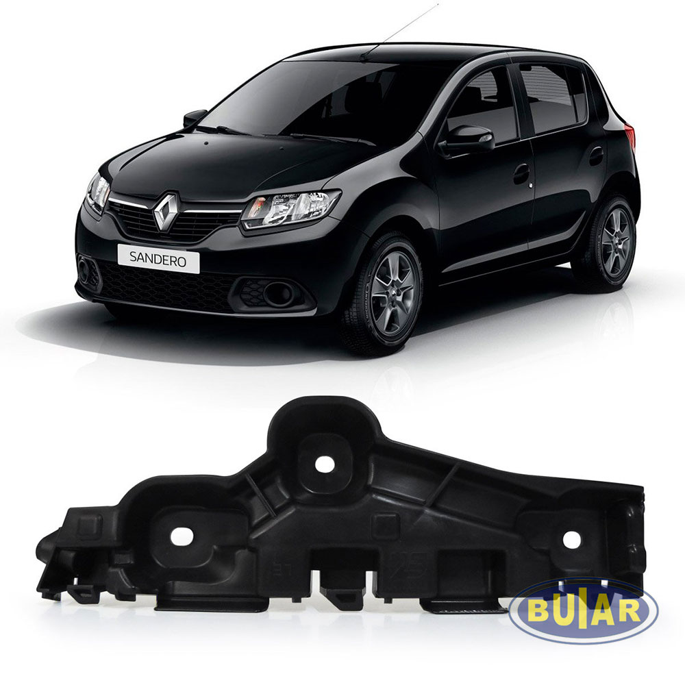 Suporte Guia Parachoque Dianteiro Sandero e Logan 2015 a 2018 - Buiar Auto Pe�as - Com�rcio de Pe�as em Arauc�ria
