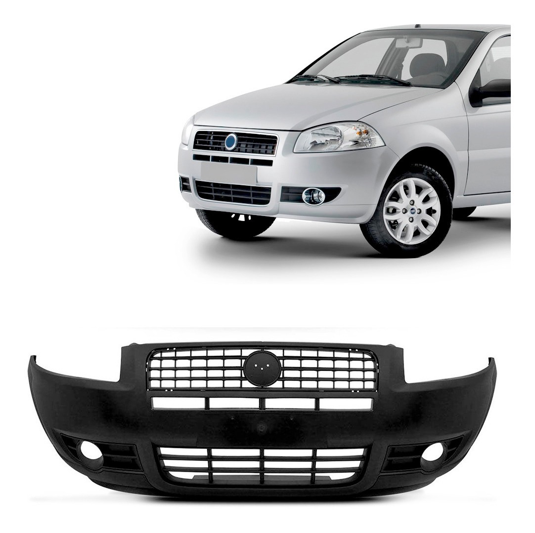 PARACHQOUE DIANTEIRO PALIO  SIENA 2007 A 2012 PRETO LISO DTS 3405 - Buiar Auto Pe�as - Com�rcio de Pe�as em Arauc�ria