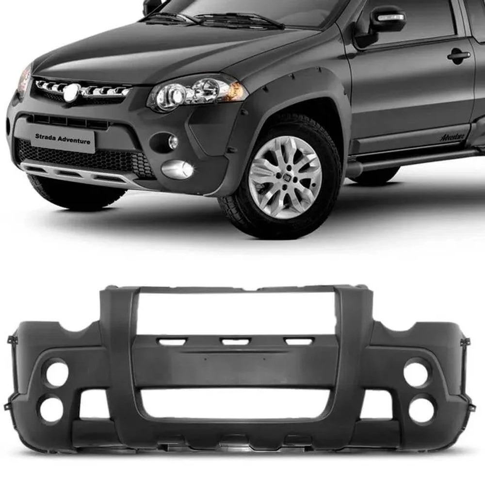 PARACHOQUE DIANTEIRO STRADA LOCKER ADVENTURE 2009 A 2013 CINZA PARCIAL DTS 3447 - Buiar Auto Pe�as - Com�rcio de Pe�as em Arauc�ria