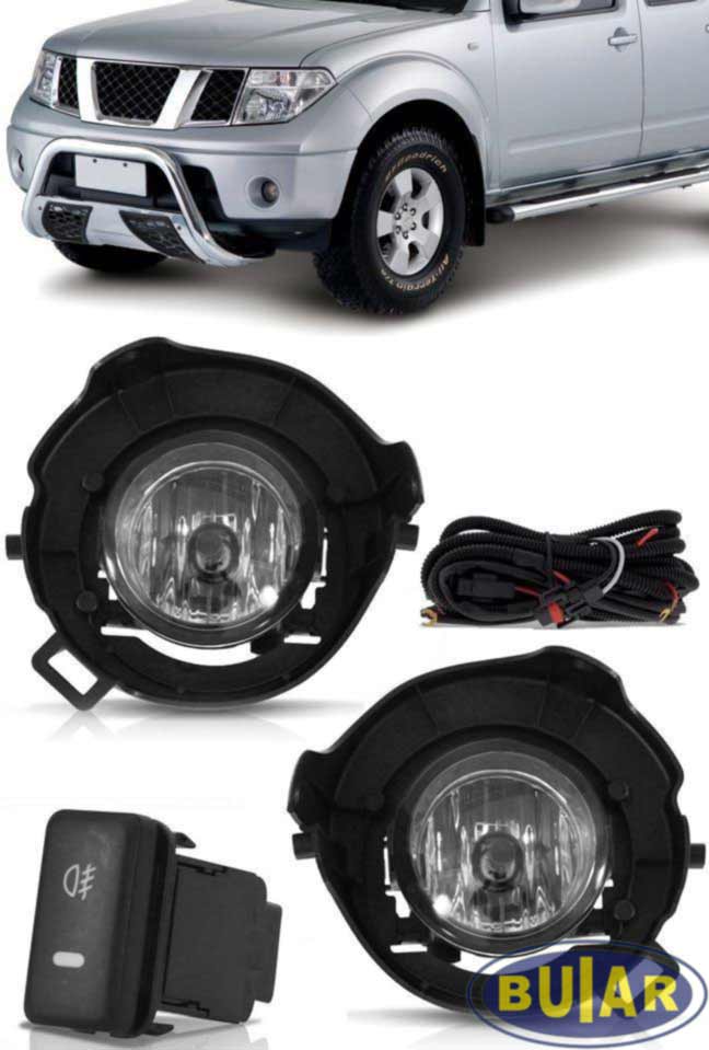 Kit Farol de Milha Nissan Frontier 2009 a 2012 - Buiar Auto Pe�as - Com�rcio de Pe�as em Arauc�ria